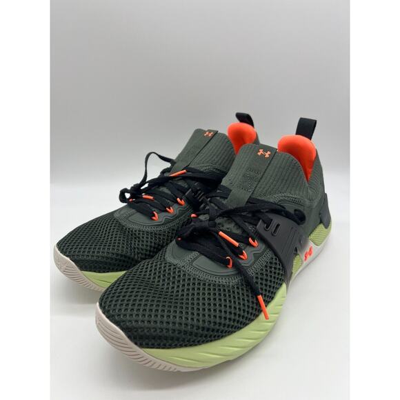 Under Armour Project Rock 4 Mana Training 3025940-304 Green Men Size 12. - Picture 7 of 12